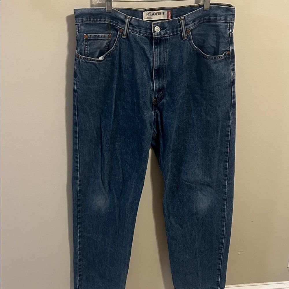Levi's 550 Mens Relaxed Fit Tapered Leg Jeans Blue 38x34